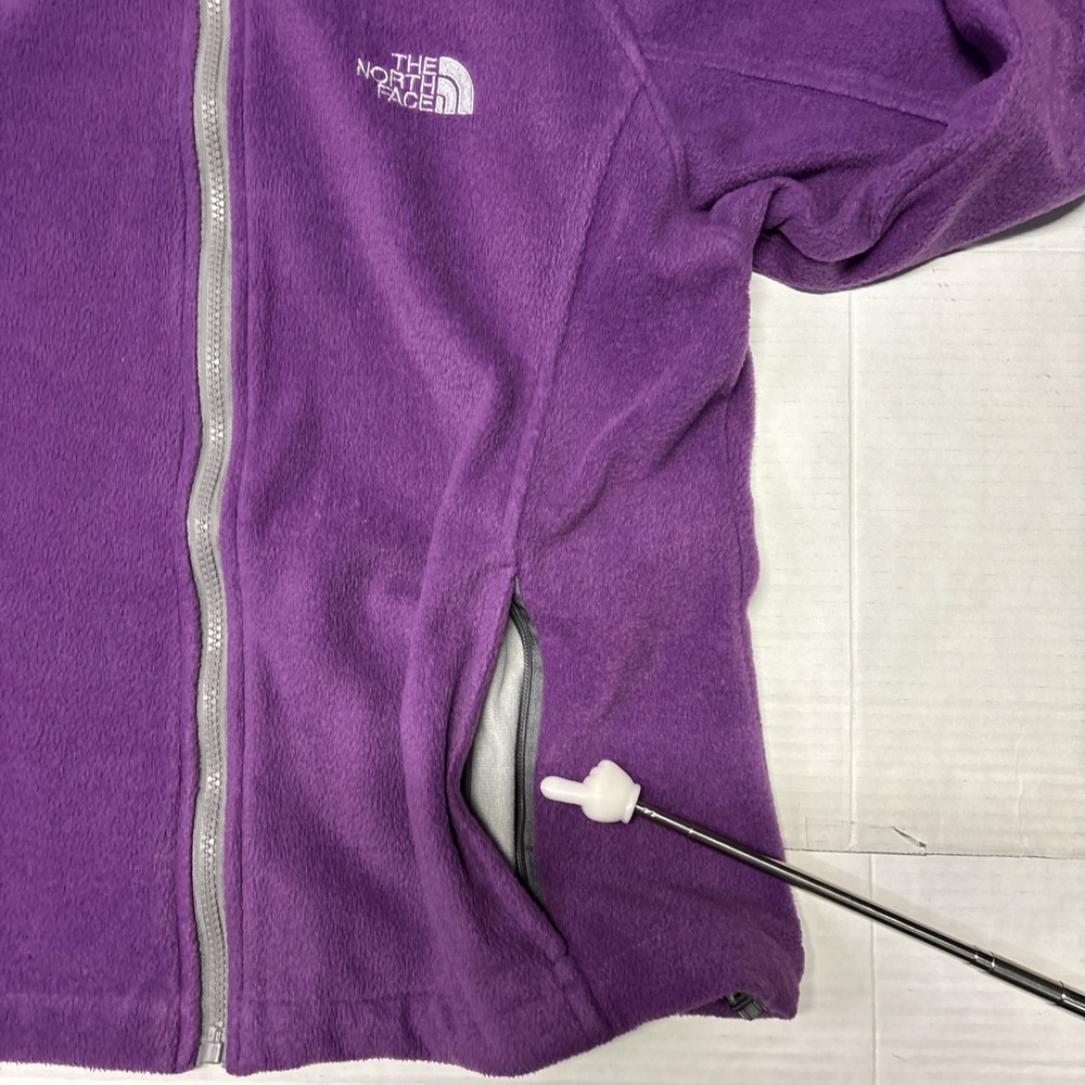 The North Face Summit Series Purple Fleece Full Zip Jacket Women's M Medium - Picture 5 of 11